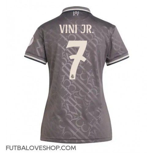 Dres Real Madrid Vinicius Junior #7 Tretina pre Ženy 2024-25 Krátky Rukáv